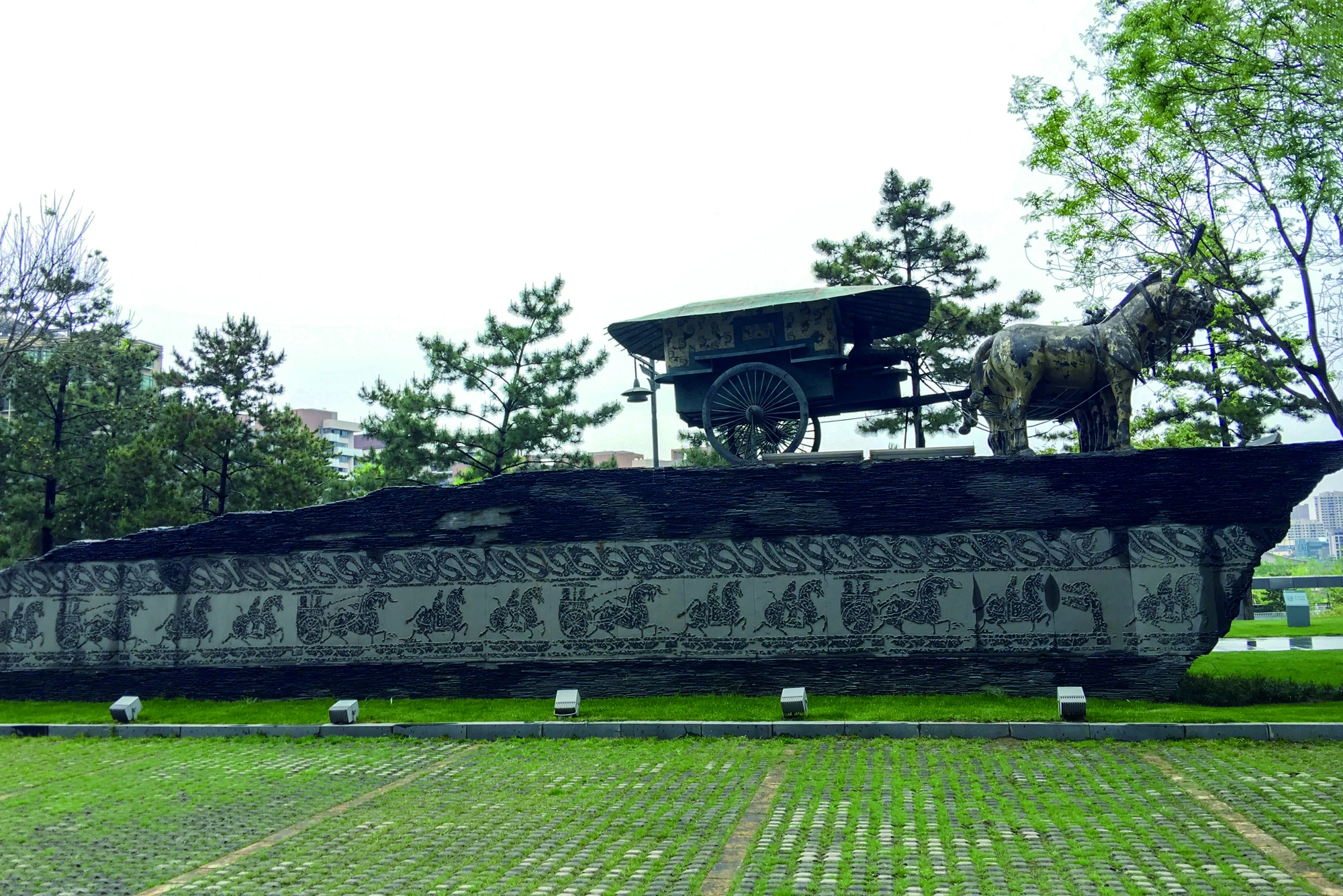 秦二世遗址公园 · 雕塑装置项目图